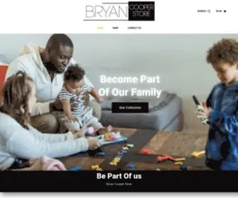 BryancooperStore.com(Bryan Cooper Store) Screenshot