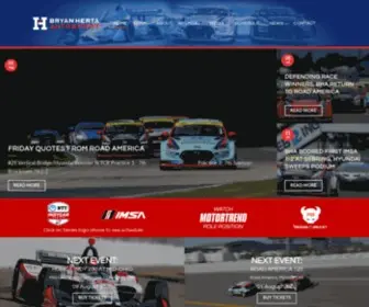 Bryanhertaautosport.com(Two Time Indy 500 Winning Team) Screenshot