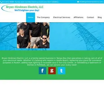 Bryanhindmanelectric.com(Certified Electricians in Florida) Screenshot