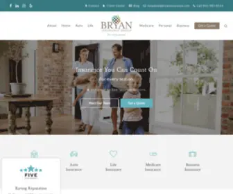 Bryaninsurance.com(Bryan Insurance Group) Screenshot