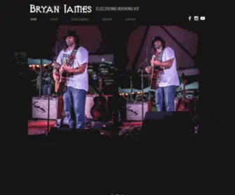Bryanjamesbooking.com(Bryan James Music) Screenshot