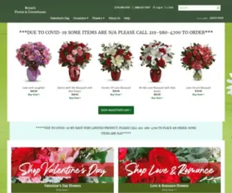 Bryansflorist.com(Gary Florist) Screenshot