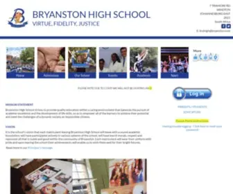 Bryanston.com(Bryanston High School) Screenshot