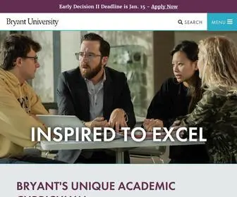Bryant.edu(Bryant University) Screenshot