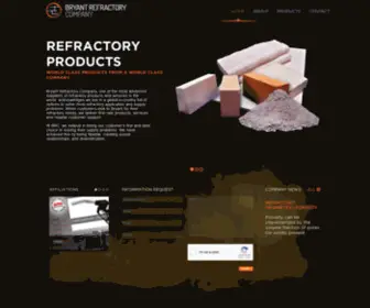 Bryantrefractory.com(Bryant Refractory Company) Screenshot