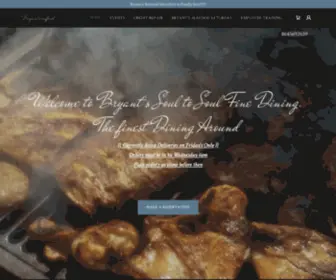 Bryantsoulfood.com(Soul Food) Screenshot