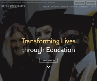 Bryanuniversity.edu(Bryan University) Screenshot