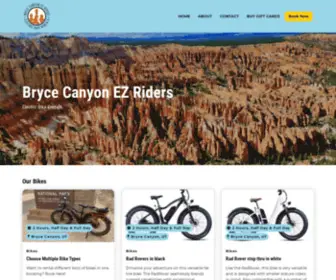 BRycecanyonezriders.com(Bryce Canyon EZ Riders) Screenshot