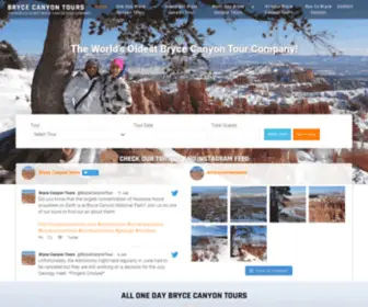 BRycecanyontours.com(Bryce Canyon Tours) Screenshot