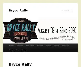 BRycerally.org(Bryce ATV Rally) Screenshot