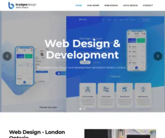 BRYdgesdesign.com(Web Design Company in London) Screenshot