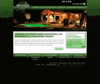 BRYdgeslandscapearchitecture.com(Brydges Landscape Architecture and Design) Screenshot