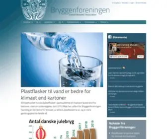 BRYggeriforeningen.dk(Danish Brewers' Association) Screenshot