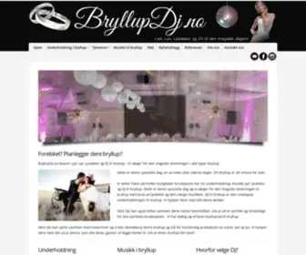 BRYllupdj.no(Den magiske stemningen) Screenshot