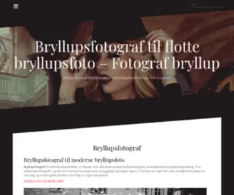 BRYllupsfotos.net(Fotograf bryllup) Screenshot