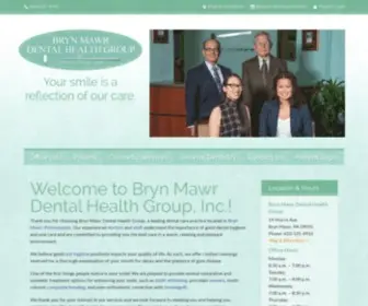 BRYnmawrdentalhealthgroupinc.com(Bryn Mawr Dental Health Group) Screenshot