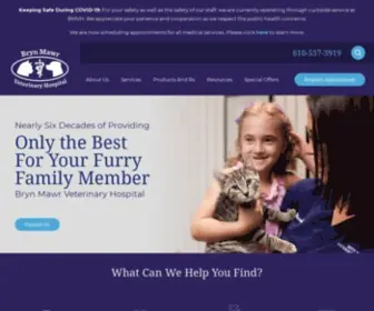 BRYnmawrvet.com(Veterinarians in Bryn Mawr) Screenshot