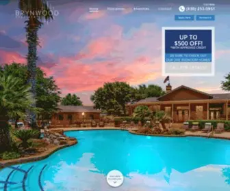 BRYnwood-APTS.com(Brynwood Apartments in San Antonio) Screenshot