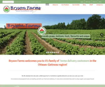 BRysonfarms.com(Bryson farms) Screenshot