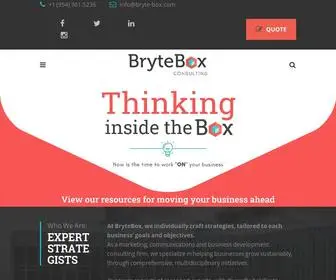 BRyte-Box.com(BryteBox Consulting) Screenshot