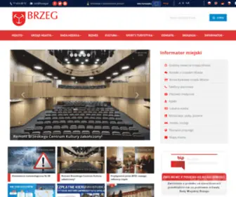 Brzeg.pl(Oficjalny serwis urzędu miasta w brzegu) Screenshot