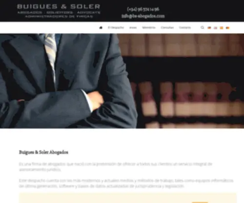 BS-Abogados.net(BUIGUES & SOLER) Screenshot