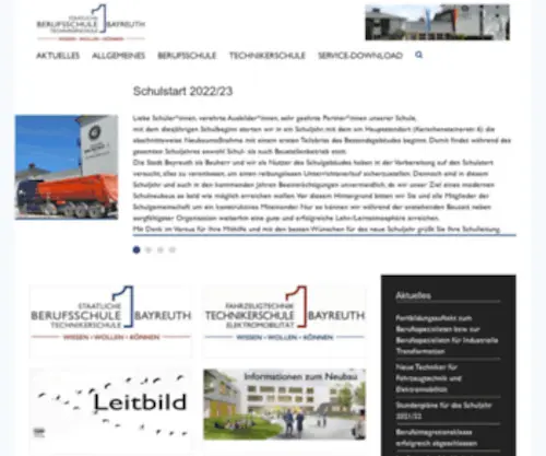 BS1-BT.de(Staatliche Berufsschule I Bayreuth) Screenshot