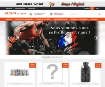 Bsa-Shop.fr(Complement Alimentaire pour Musculation) Screenshot