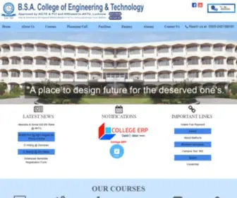 Bsacet.org(Best Private Engineering Colleges in India) Screenshot