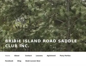 Bsaddleclub.com(Bribie Island Road Saddle Club Inc) Screenshot