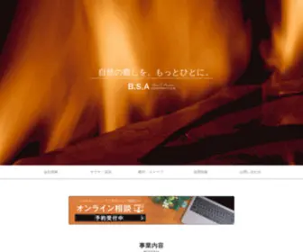 Bsanet.co.jp(薪ストーブ) Screenshot