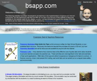 Bsapp.com(Sapp's Instructional Websites) Screenshot