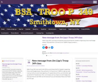 Bsatroop349.net(Smithtown NY) Screenshot