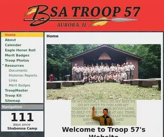 Bsatroop57.org(BSA Troop 57) Screenshot