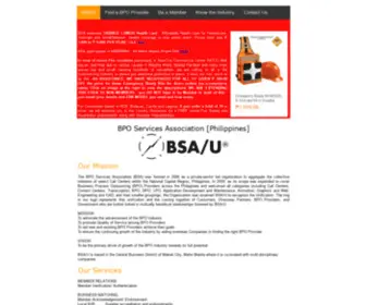 Bsau.org(BPO Services Association) Screenshot