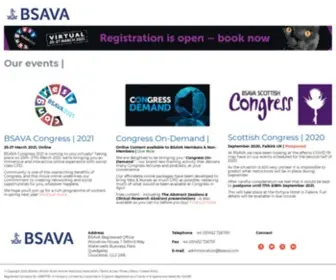 Bsavaevents.com(BSAVA Congress 2021) Screenshot