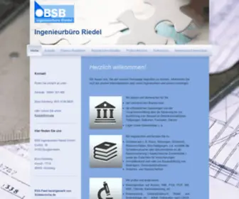 BSB-IB.de(Home BSB Ing.büro Riedel) Screenshot