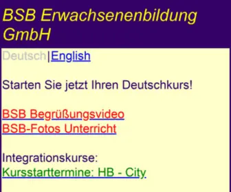 BSB.gmbh(Integrationskurse Deutsch) Screenshot