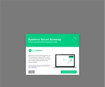 BSbrowsing.com(Bytefence Secure Browsing) Screenshot