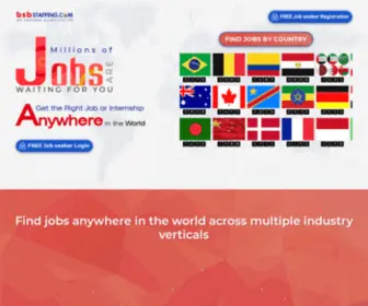 BSBstaffing.com(Jobs & Recruitment Anywhere in the World) Screenshot