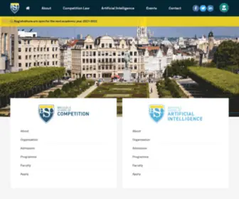 BSC-Brussels.eu(Brussels School of Competition) Screenshot