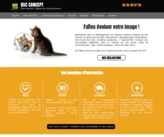 BSC-Concept.fr(Création de sites internet à Lannion) Screenshot