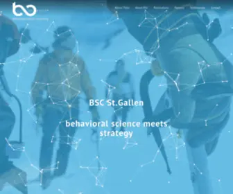 BSC-SG.ch(Behavioral Science Consulting) Screenshot