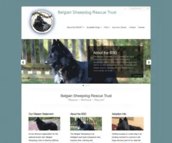 Bscarescue.com(Belgian Sheepdog Rescue Trust) Screenshot