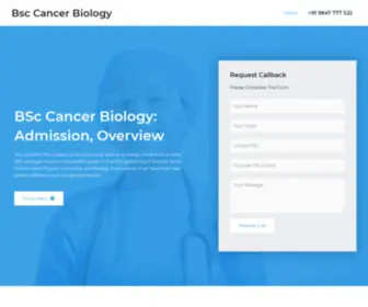BSccancerbiology.com(Bsc Cancer Biology) Screenshot