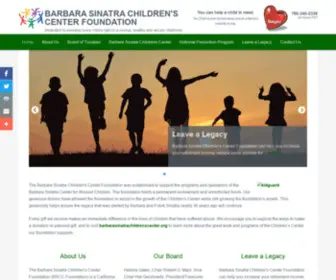 BSCcfoundation.org(Barbara Sinatra Children’s Center Foundation) Screenshot