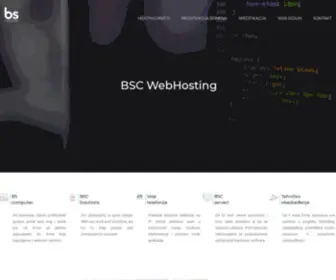 BScwebhosting.com(Hosting paketi) Screenshot