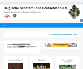 BSD-EV.com(Belgische Schäferhunde) Screenshot