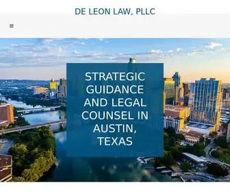 BSdlawgroup.com(De Leon Law PLLC) Screenshot