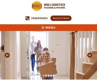 BSdlogisticspackers.com(BSD Logistics Packers And Movers) Screenshot